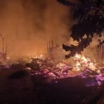 Api Mengamuk di Dusun Buat, Bathin III Ulu, Sembilan Rumah Ludes Terbakar