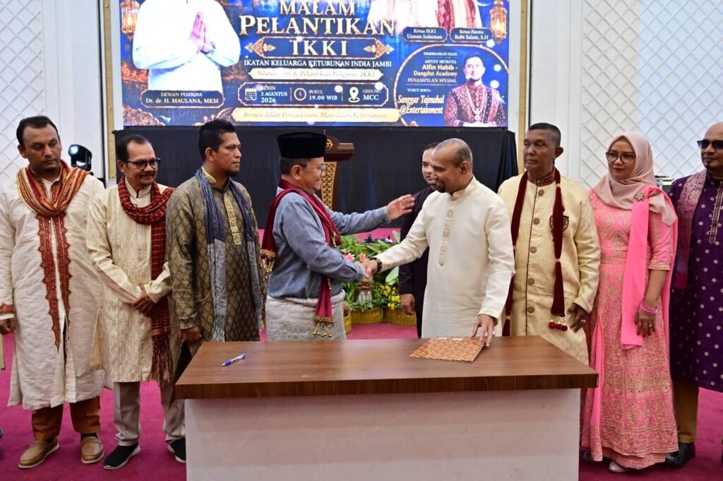 Walikota Jambi kukuhkan kepengurusan Ikatan Keluarga Keturunan India 2026-2031